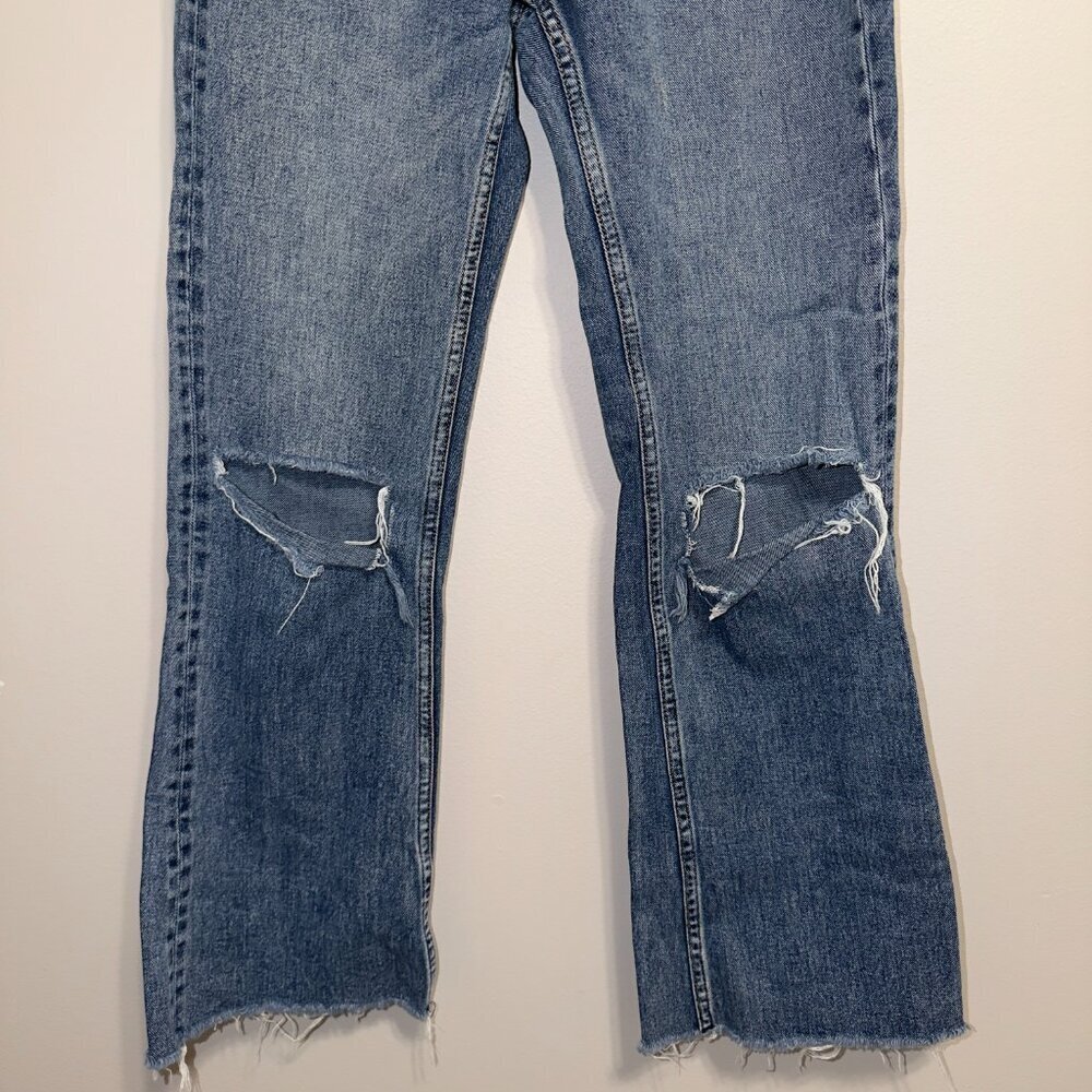 Vigoss Royce Straight Leg Denim Women's Size 26 Distressed Medium Wash - Picture 5 of 8